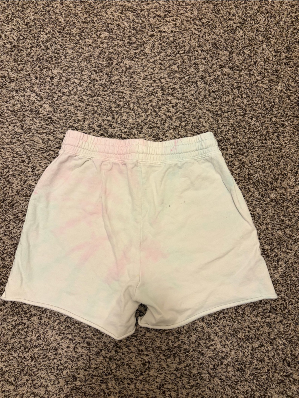 Savvi Pastel Tie-Dye Cropped Hoodie and Lounge Shorts Set - Women - Picture 9 of 12